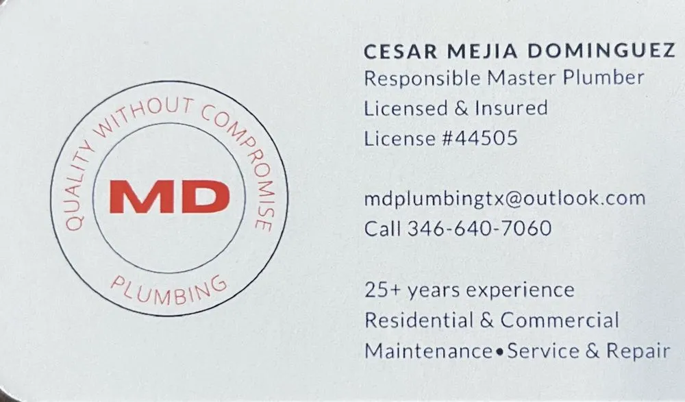 Slide of MD PLumbing