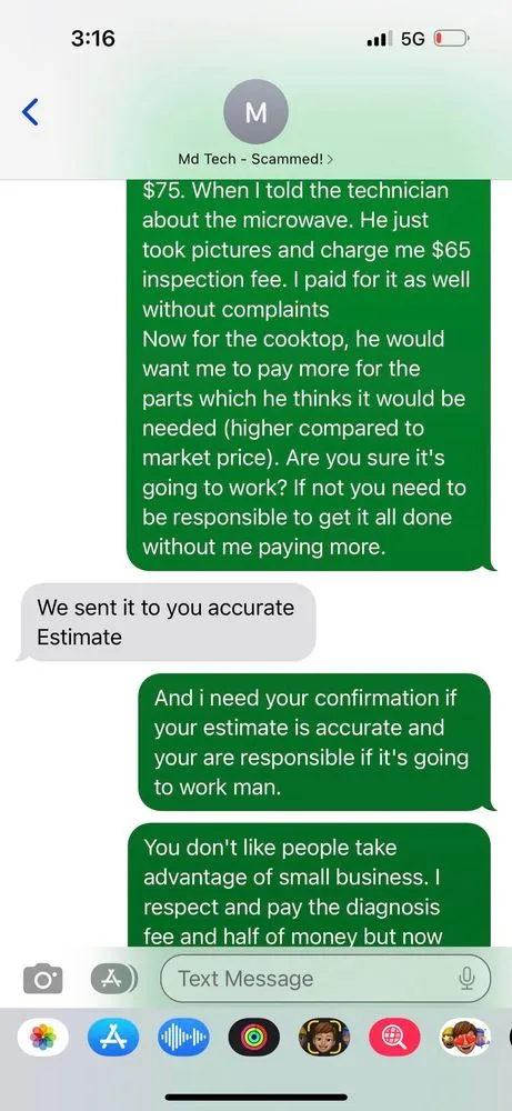 Slide of MDTECH Appliance Repair