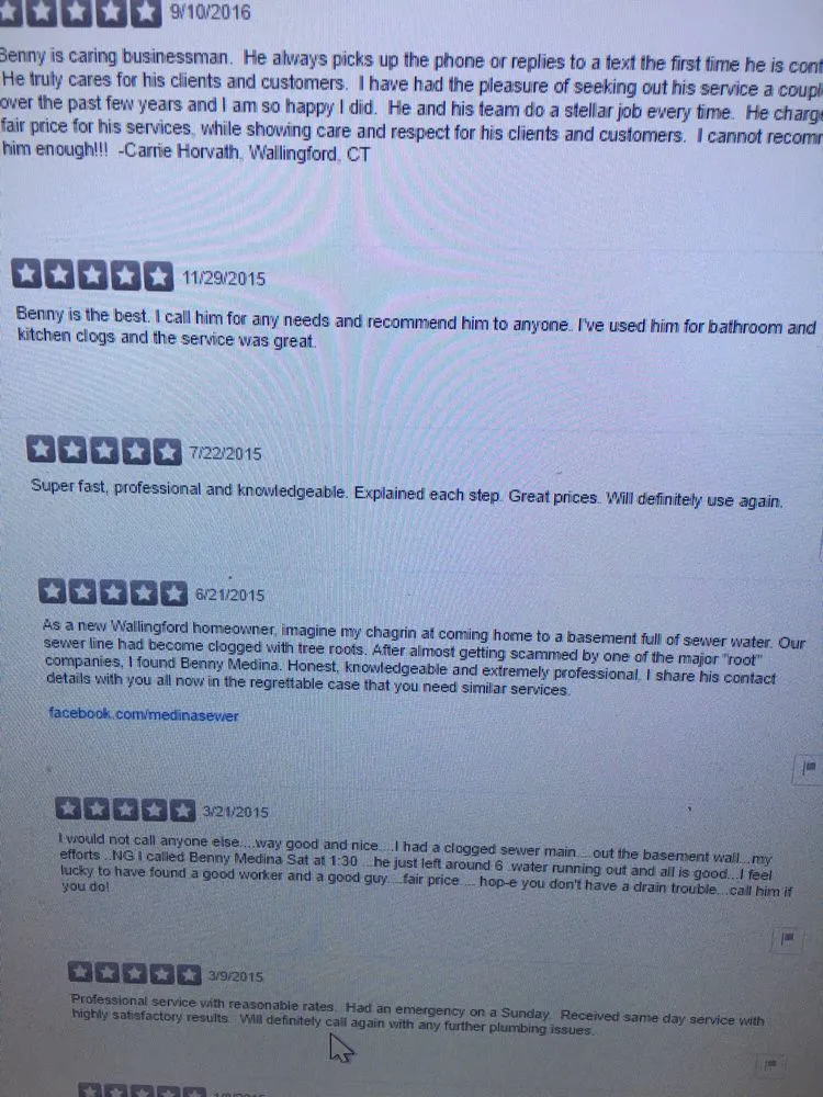 Slide of Medina Sewer & Drain Cleaning Services