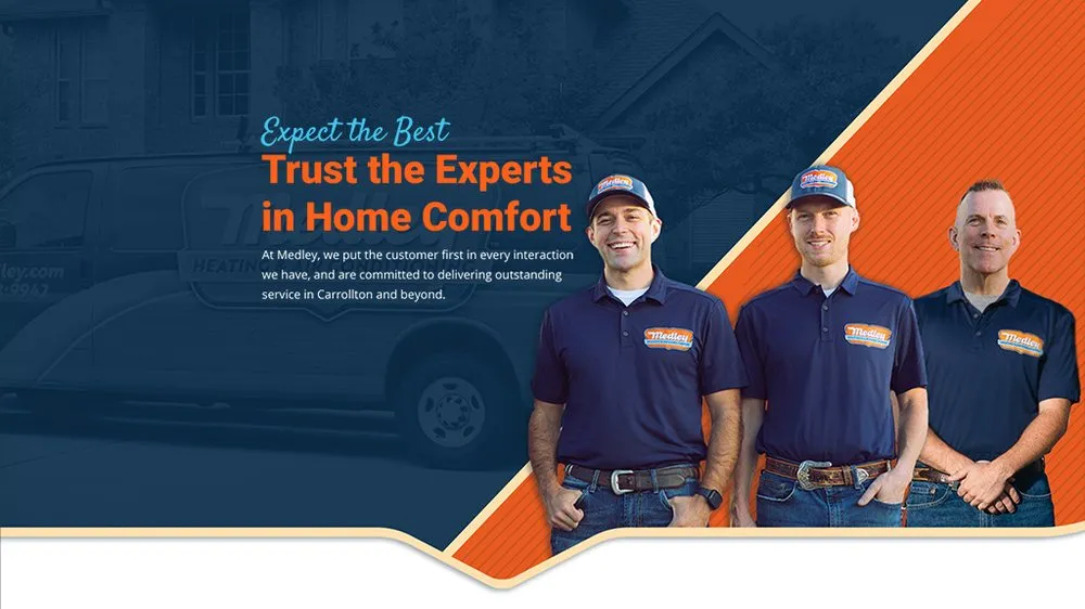 Slide of Medley Heating Air Conditioning Plumbing