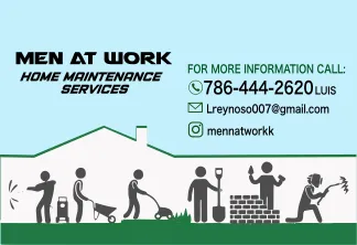 Slide of Men At Work