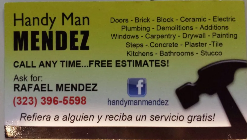 Slide of Mendez Handyman Services