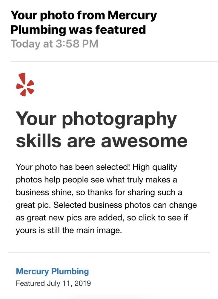 Slide of Mercury Plumbing