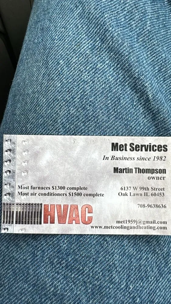 Slide of MET Services