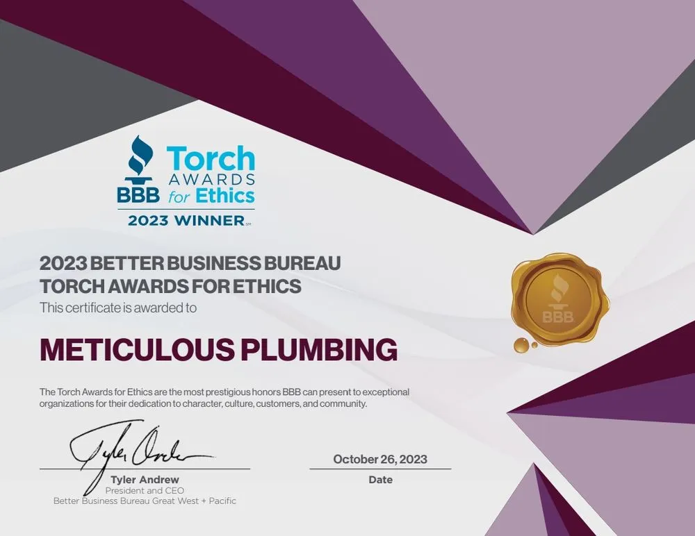 Slide of Meticulous Plumbing