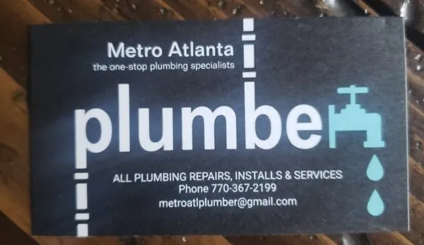 Metro Atlanta Plumbing Logo