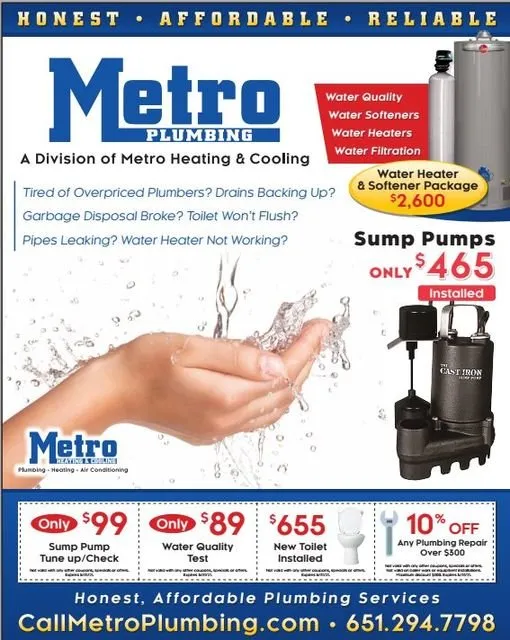 Top-rated leak detection in Maplewood, MN by Metro Heating & Cooling