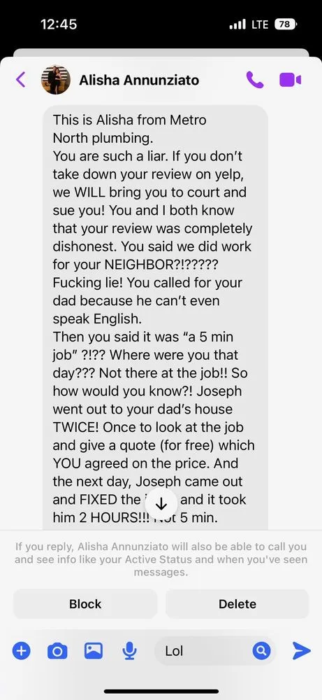 Slide of Metro North Plumbing Solutions