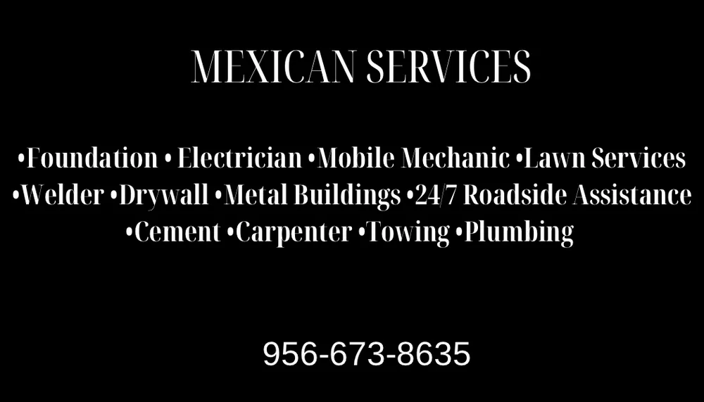 Slide of Mexican Services