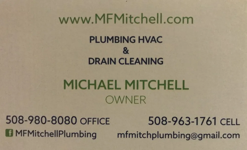 Slide of MF Mitchell Plumbing HVAC & Drain Cleaning