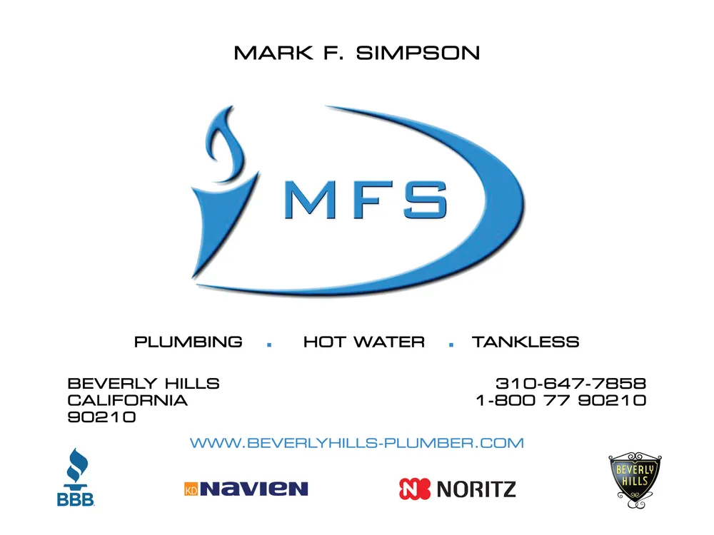 Slide of MFS Plumbing Services