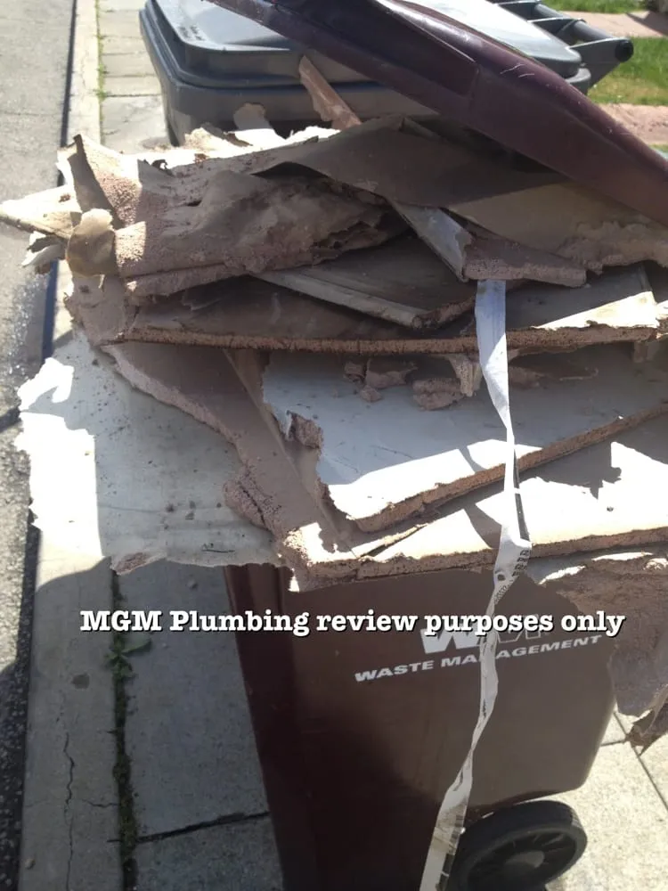 Slide of MGM Plumbing Service