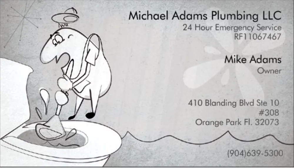 Slide of Michael Adams Plumbing