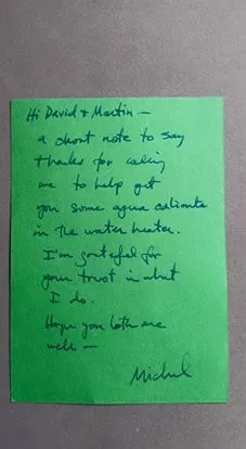 Slide of Michael Your Plumber