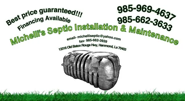 Michelli's Septic Installation & Maintenance Logo