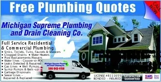 Slide of Michigan Supreme Plumbing & Drain Cleaning