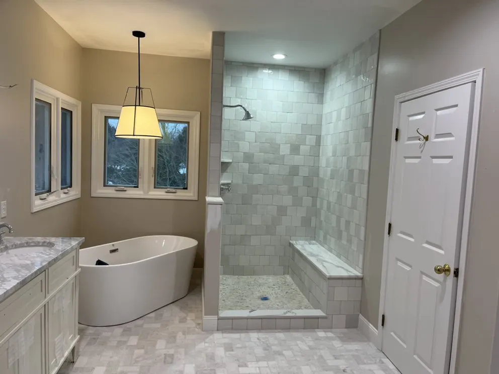 Slide of Michigan Tile Installation