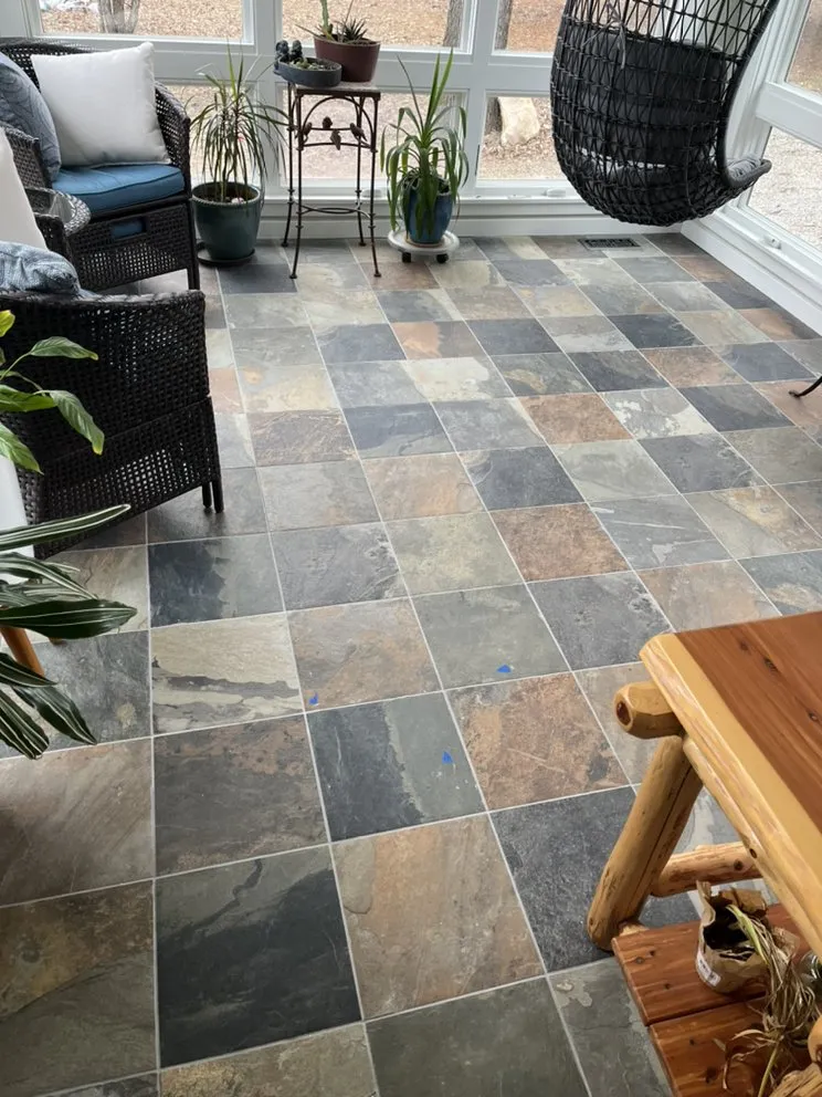 Slide of Michigan Tile Installation