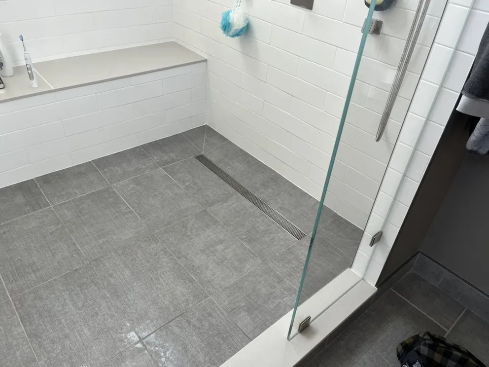 Slide of Michigan Tile Installation