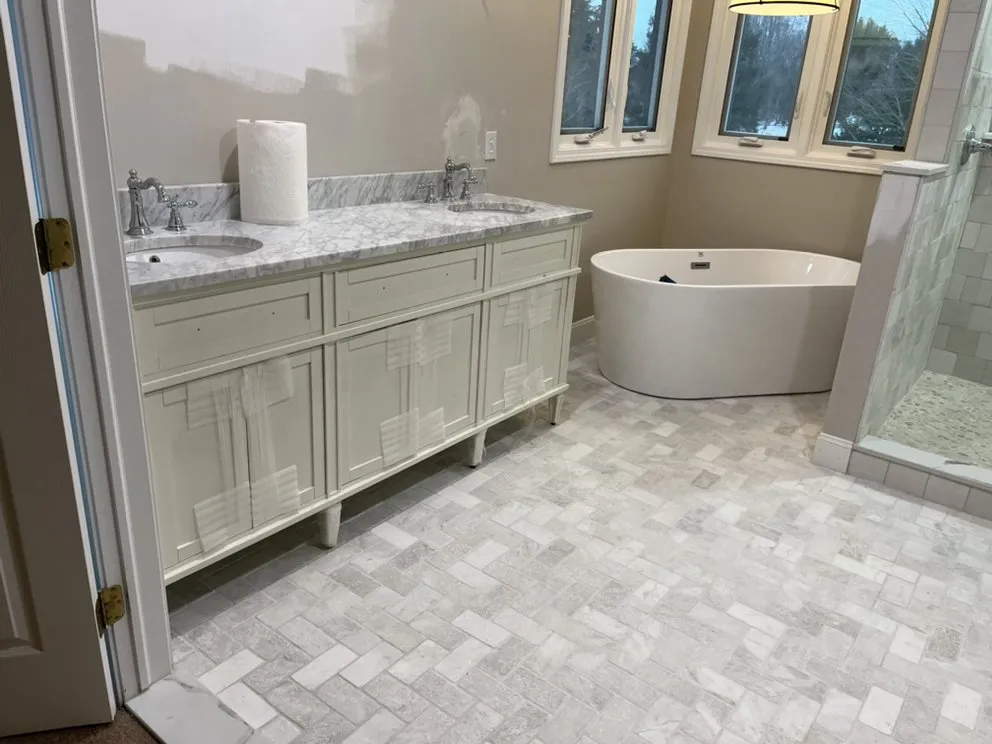 Slide of Michigan Tile Installation