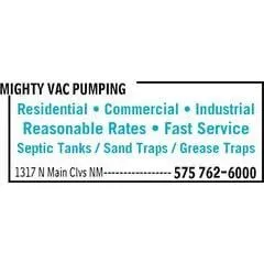 Mighty Vac Pumping Service Logo