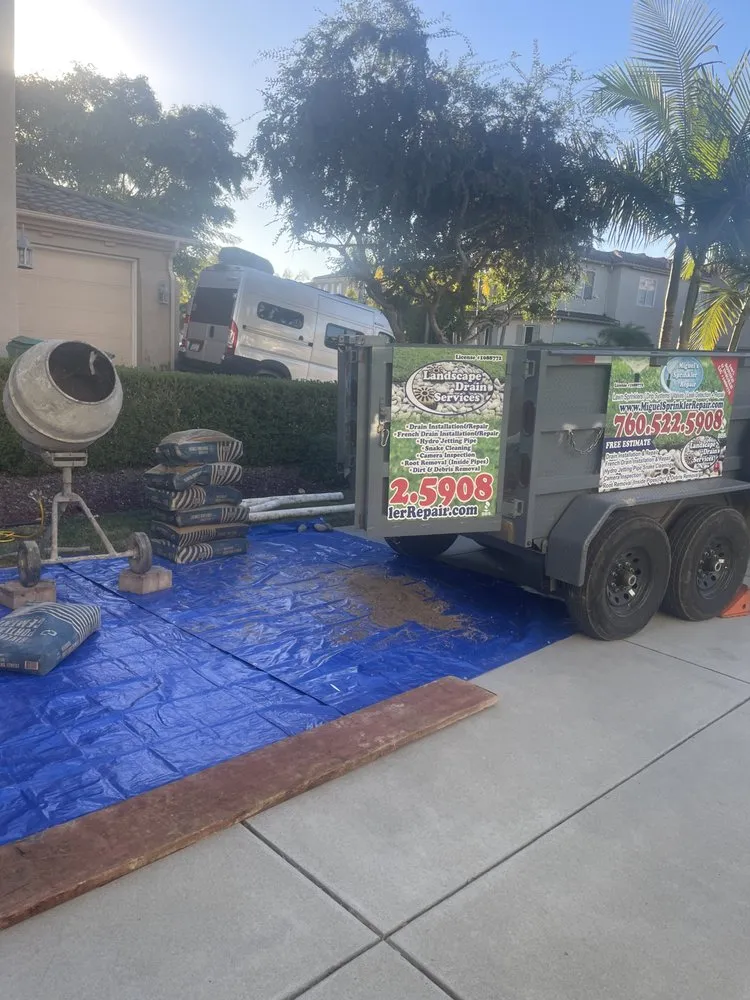 Slide of Miguel's Sprinkler & Drainage Repair