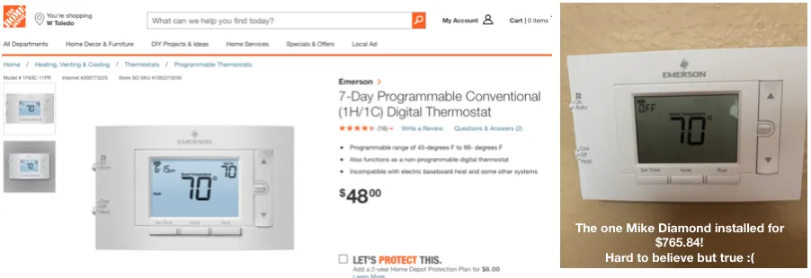 Slide of Mike Diamond Services