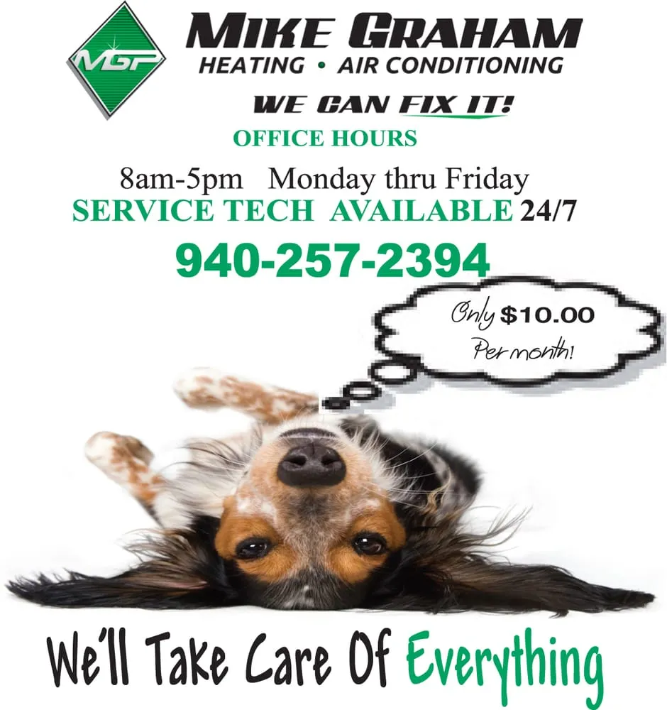 Slide of Mike Graham Heating, Air Conditioning & Plumbing