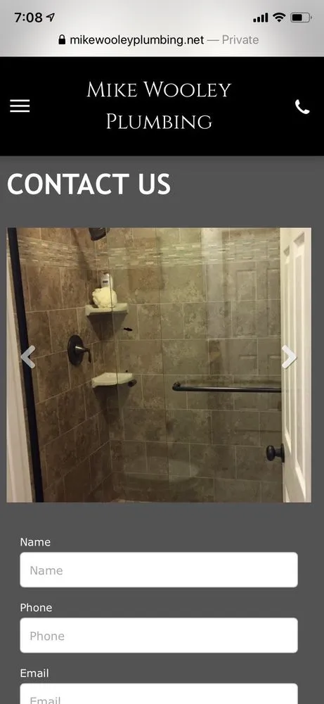 Slide of Mike Wooley Plumbing