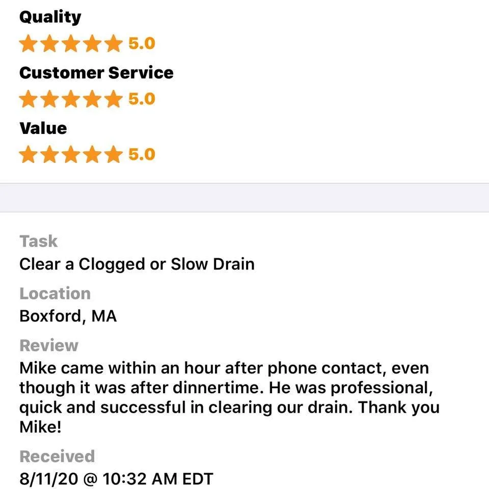 Slide of Mike's Drains