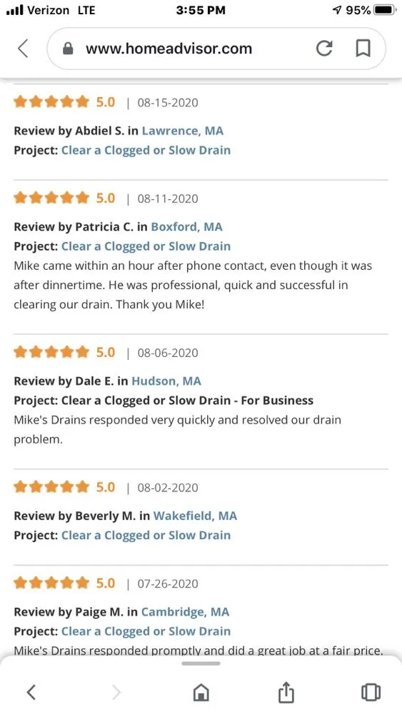 Slide of Mike's Drains