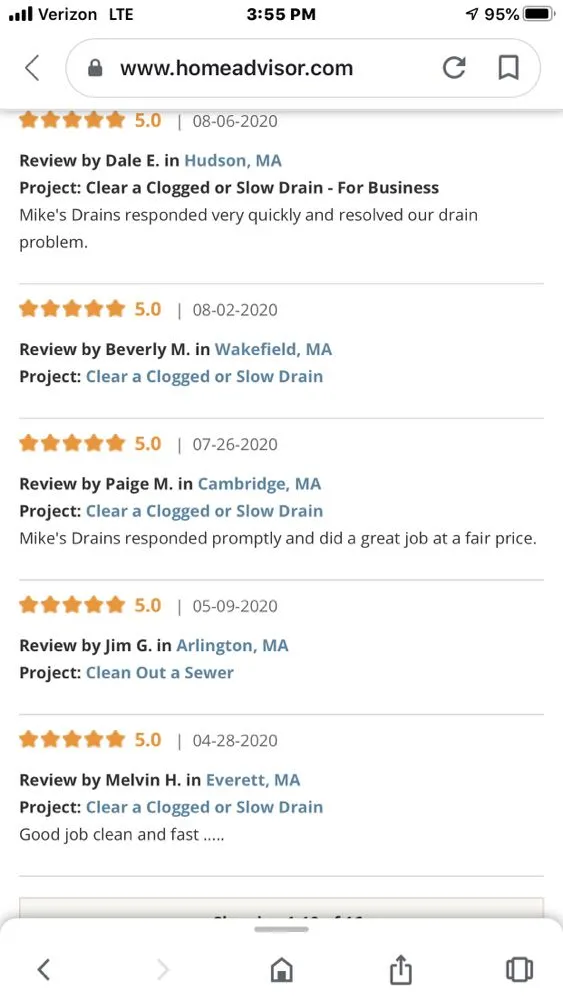 Slide of Mike's Drains