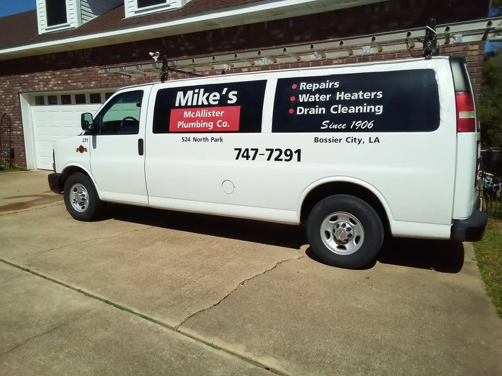 Slide of Mike's McAllister Plumbing