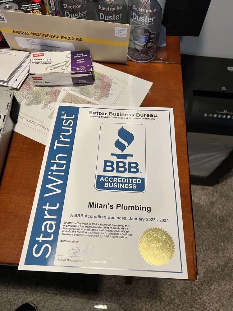 Slide of Milan's Plumbing