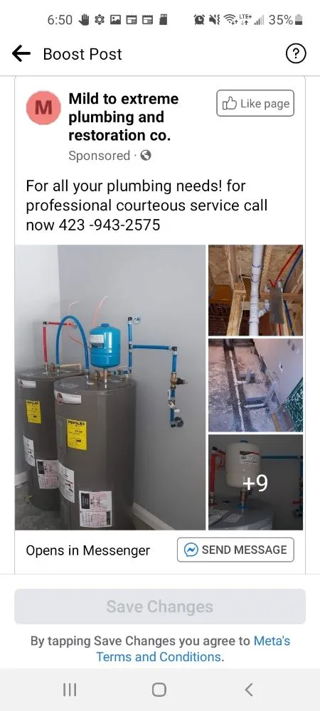 Trusted water heater service in Woodlawn, TN by Mild To Extreme Plumbing And Restoration