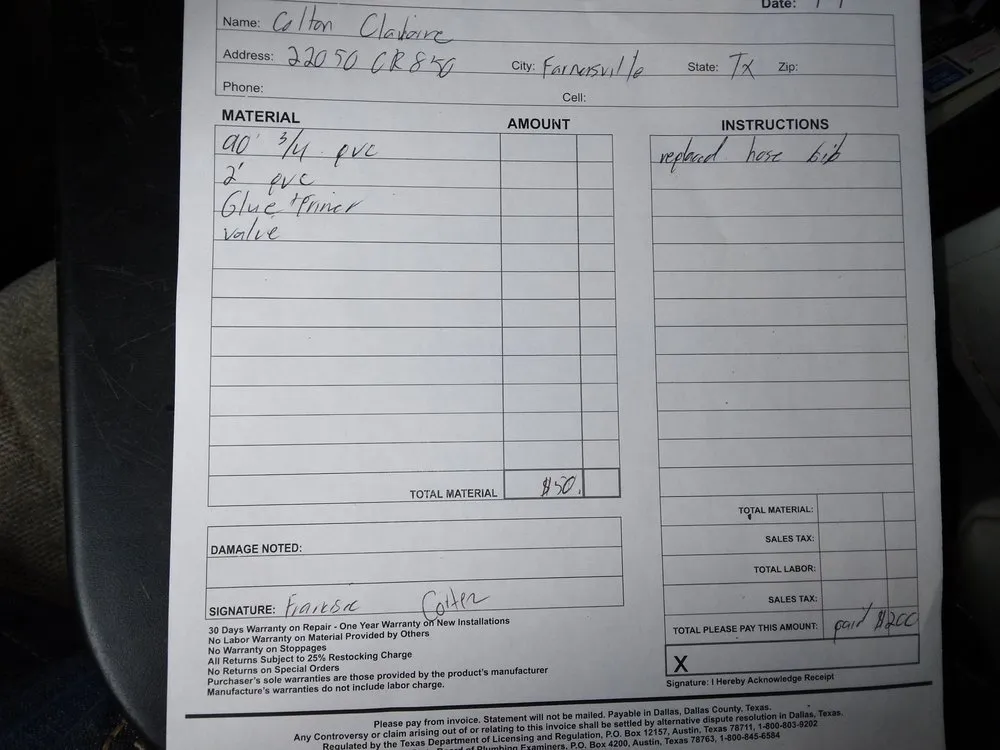 Slide of Military Plumbing