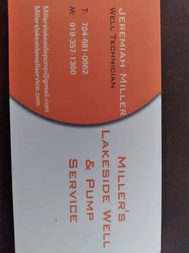 Slide of Miller's Lakeside Well and Pump Services