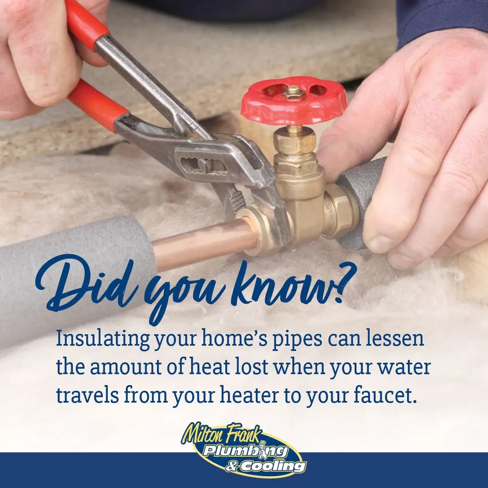 Slide of Milton Frank Plumbing & Cooling