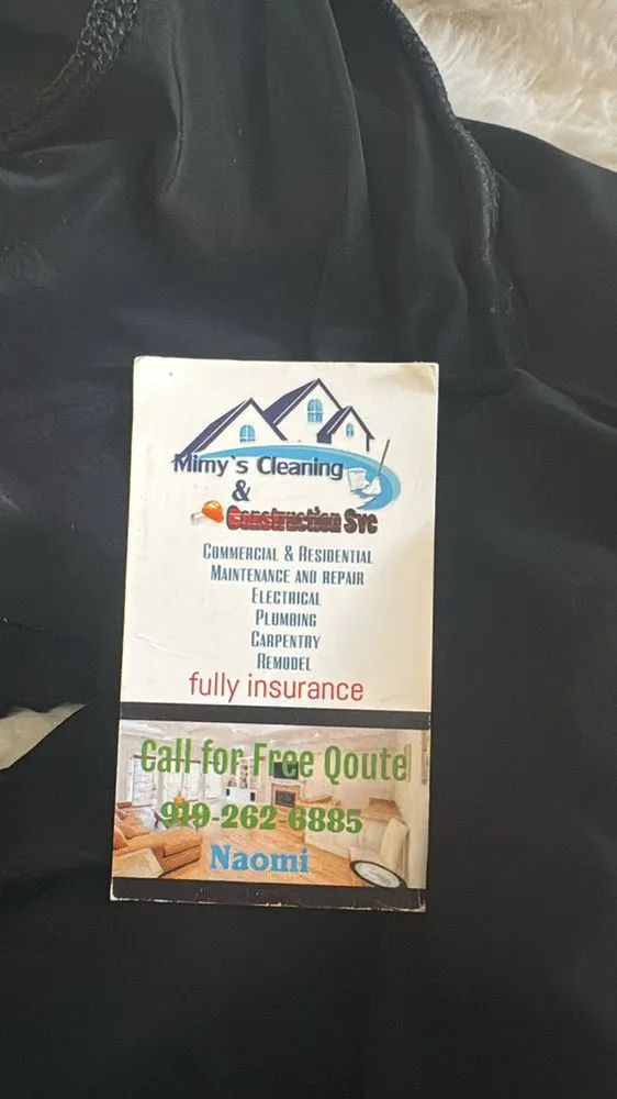 Slide of Mimys Cleaning &Handy