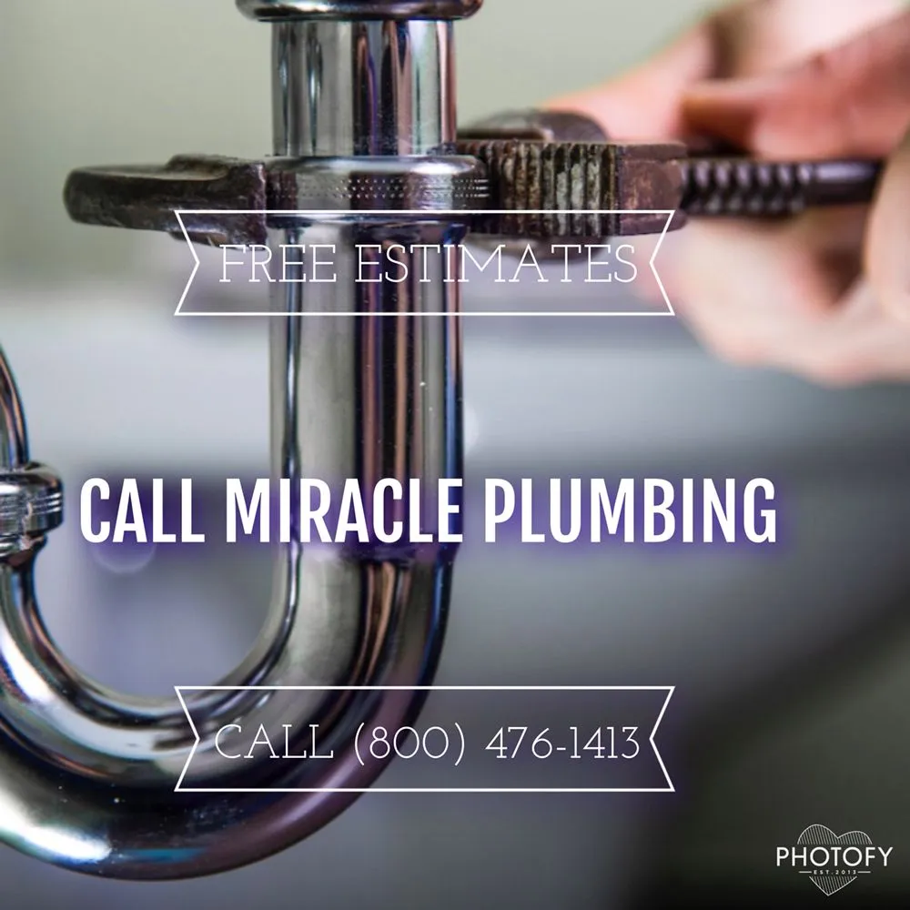 Slide of Miracle Plumbing & Drain