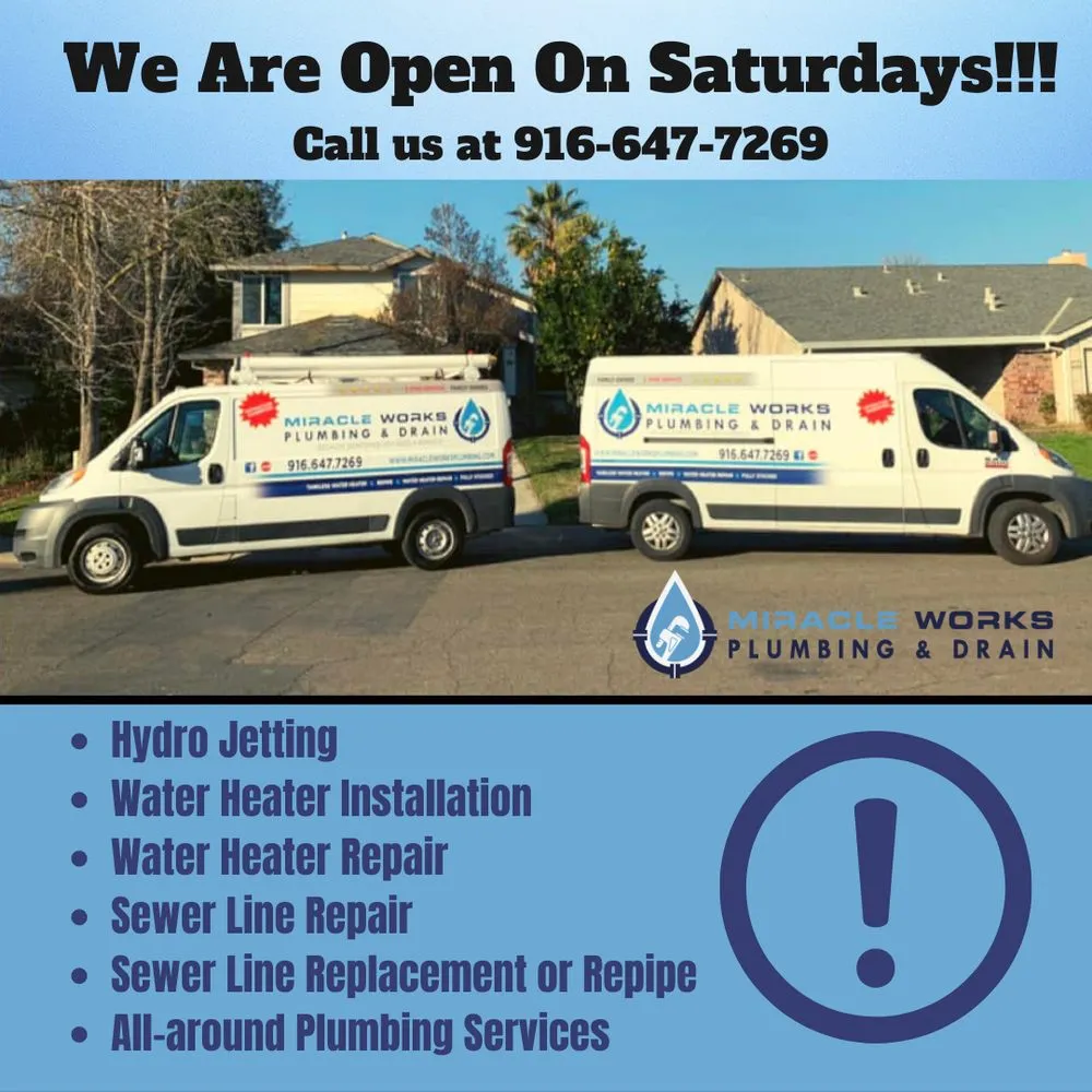 Reliable pipe repair service in Sacramento, CA - Miracle Works Plumbing and Drain