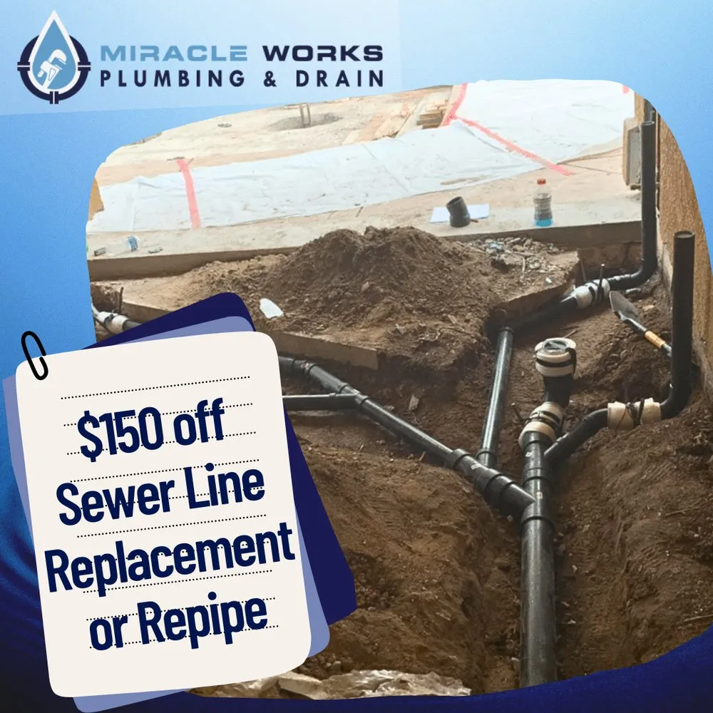 Slide of Miracle Works Plumbing and Drain