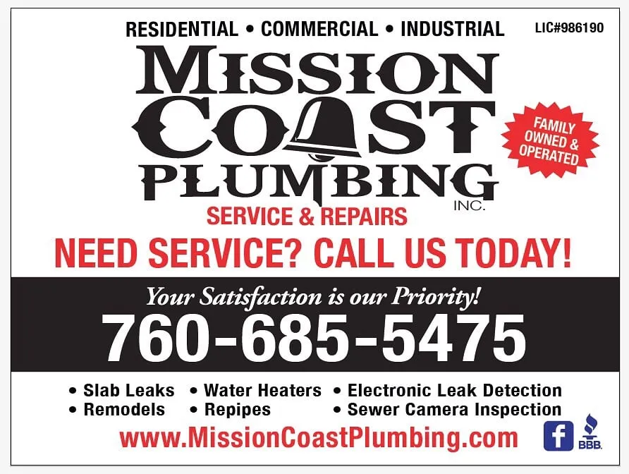 Slide of Mission Coast Plumbing