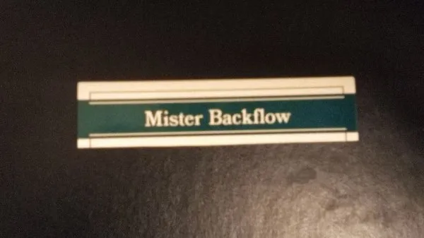 Mister Backflow Logo
