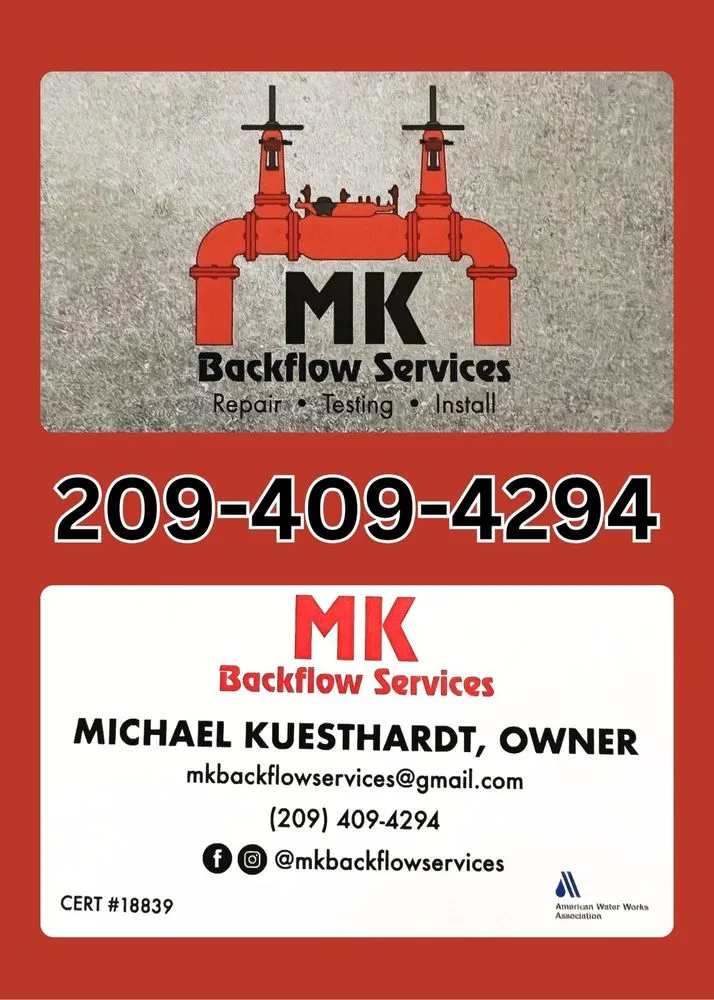 Slide of MK Backflow Services