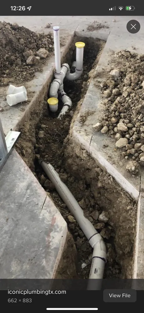 Slide of MK plumbing service