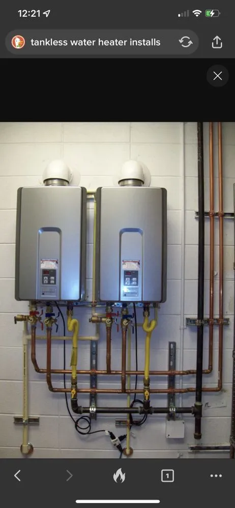 Slide of MK plumbing service