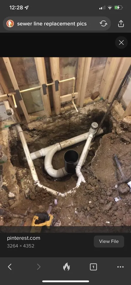 Slide of MK plumbing service