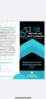 Mke Pro Air Duct Cleaning Logo