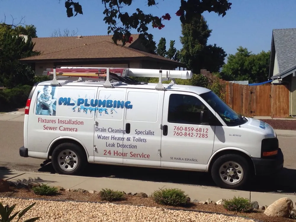 Slide of ML Plumbing Services